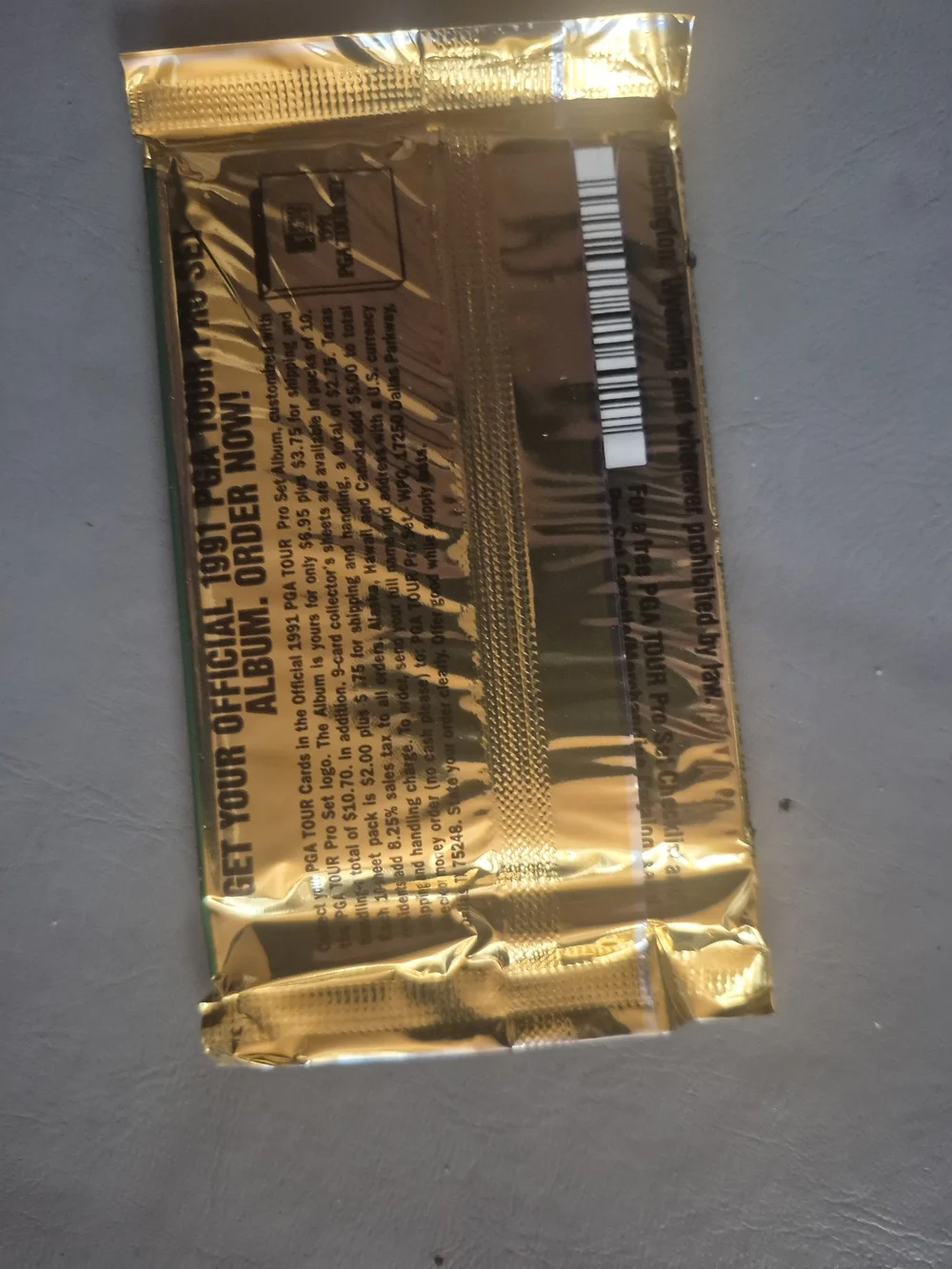 1991 PGA Tour Cards - Green Collector Pack